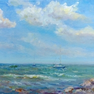 Летний день у моря. Пленэр ZhNataly