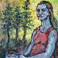 На муромской дороге стояли три сосны...