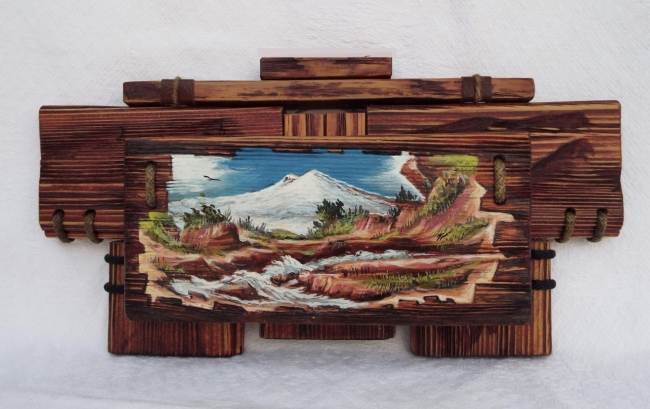 Вид на Эльбрус.