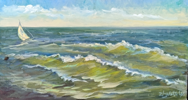 Волны. Живопись ZhNataly