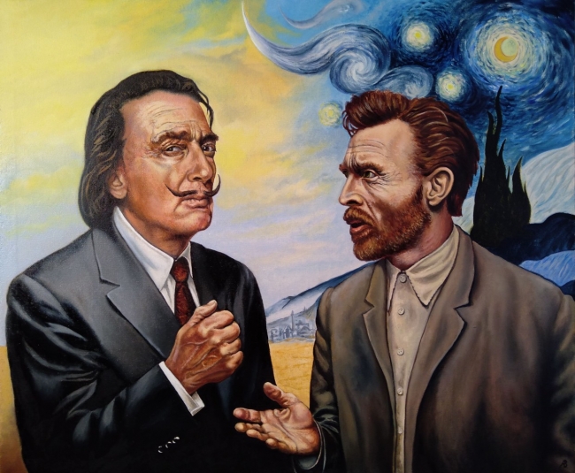 Беседа Дали и Ван Гога / The Conversation between Dali and Van Gogh