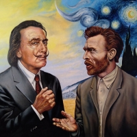 Беседа Дали и Ван Гога / The Conversation between Dali and Van Gogh