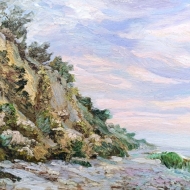 Глиняный склон Азовского моря. Пленэр ZhNataly