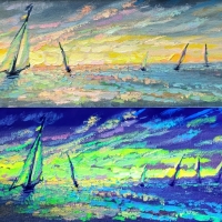 Гонка на закате. День и ночь. Проект 