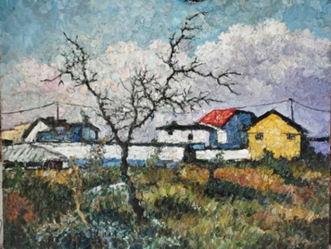 Одинокое сухое дерево