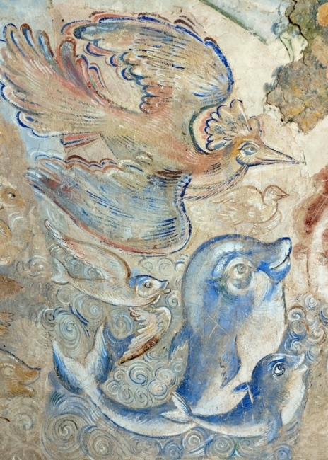 Фреска "Твари земные" (фрагмент)