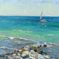 Бегущая по волнам. Пленэр ZhNataly