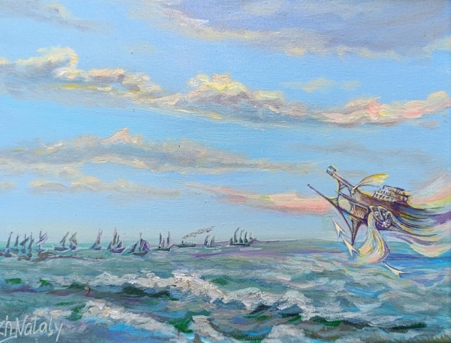 Летающая лодка. Проект «Сказочные миры ZhNataly». 