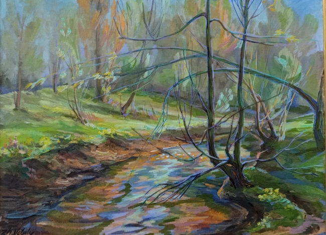 Речка. Пленэр с доработкой ZhNataly 