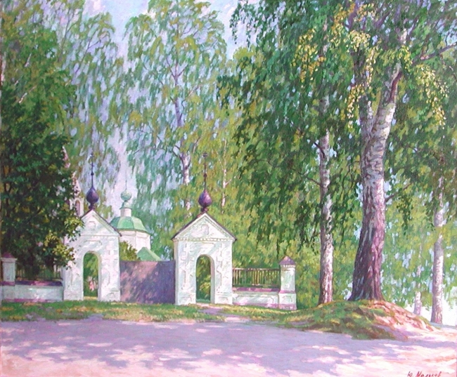 На Соборном холме. Плес. 2003 г. Х.,м., 95х115