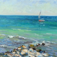 Бегущая по волнам. Пленэр ZhNataly