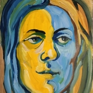 Юля Ракитина - жовто-блакитина