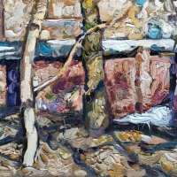 Март. Задворки.