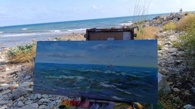 Волна в летний день. Пленэр ZhNataly