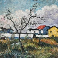 Одинокое сухое дерево