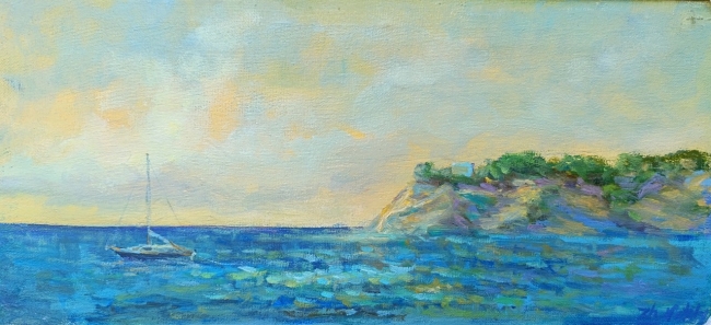 Мыс на Черном море. Пленэр ZhNataly