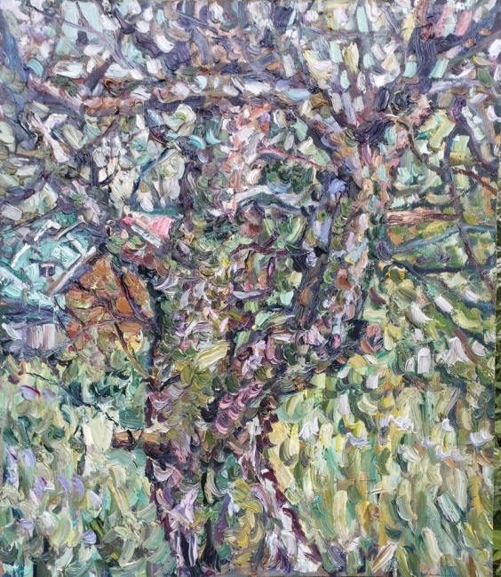 Ствол яблони