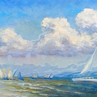 Регата. Серия «яхт-клуб», пленэр ZhNataly