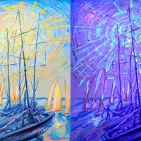 Регата. Солнце/луна. День и ночь. Серия 'яхт-клуб 