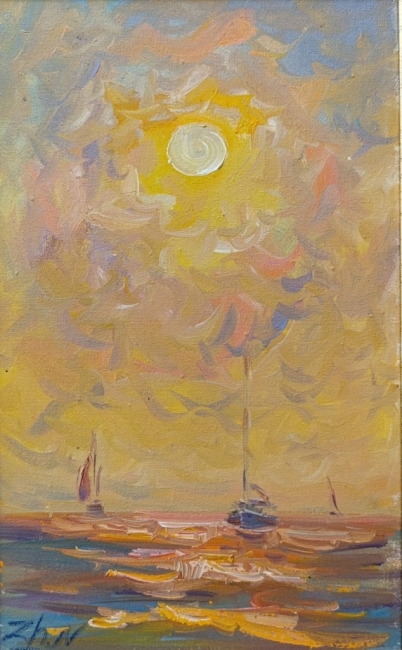 Апельсиновое небо. Пленэр ZhNataly