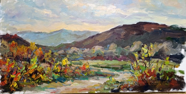 Горный пейзаж. Пленэр ZhNataly