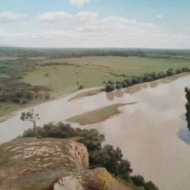 Кубанские просторы. Над Кубань рекой